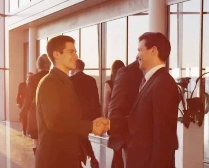 Two Men Shaking Hands